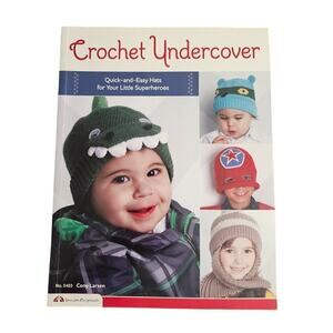 Crochet Undercover Magazine Book Ninja, Batman, Captain America
